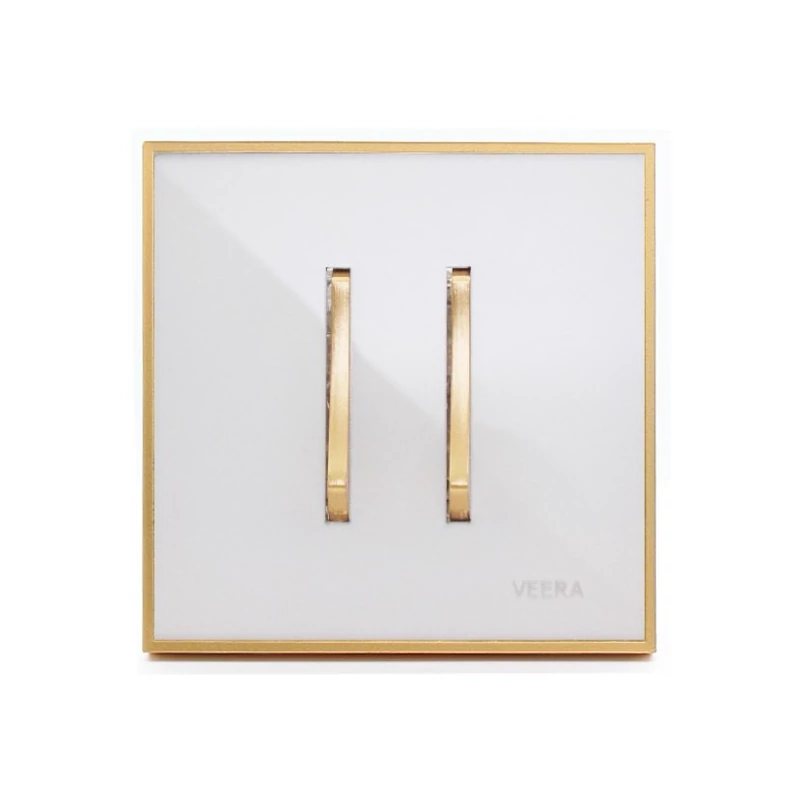 دوپل ویرا مدل شهاب کلاسیک گلس سفید طلا