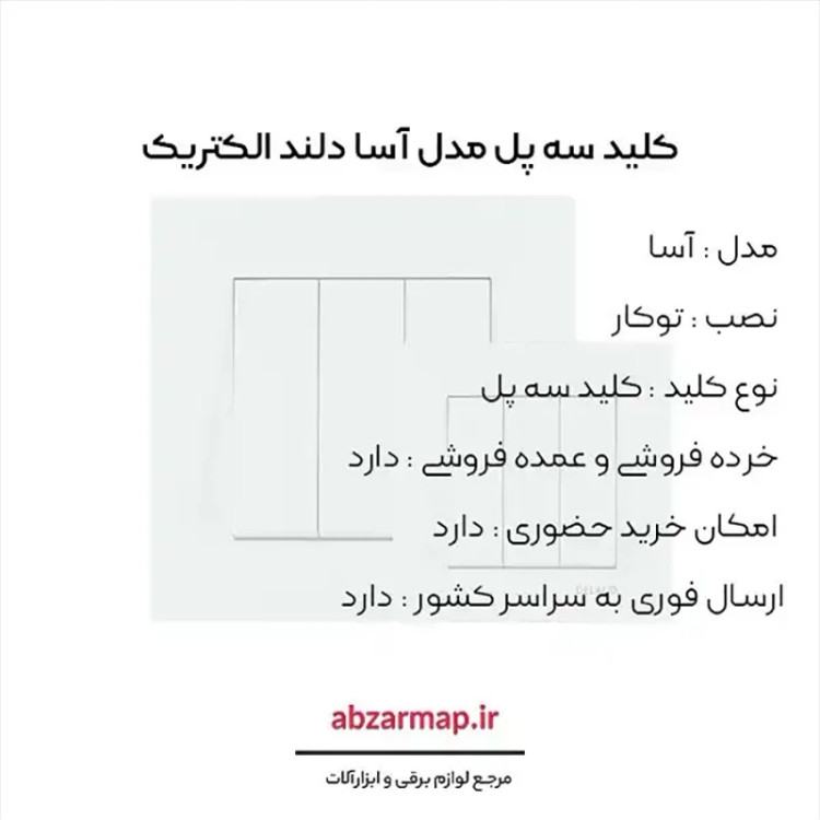 کلید سه پل دلند