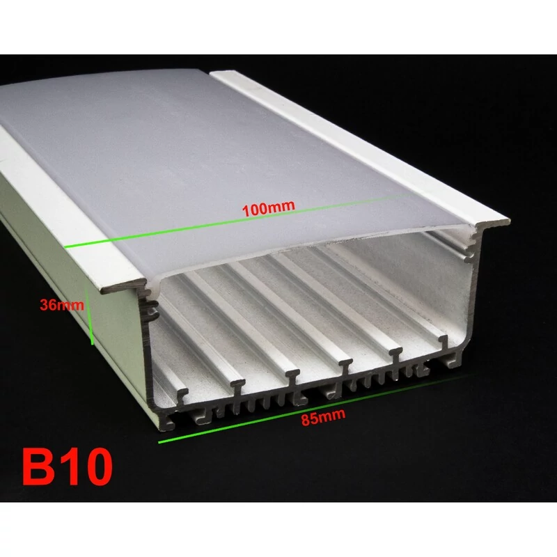پروفیل لاین نوری کد B10 مشکی و سفید چراغ خطی لاینر.(ارسال با باربری و هزینه ارسال بصورت پس کرایه میباشد)