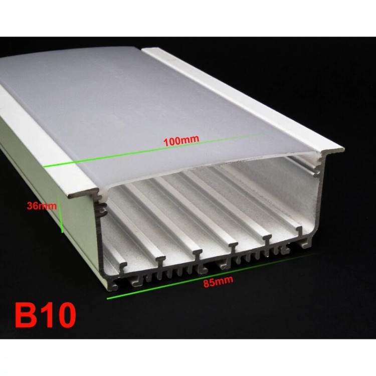 پروفیل لاین نوری کد B10 مشکی و سفید چراغ خطی لاینر.(ارسال با باربری و هزینه ارسال بصورت پس کرایه میباشد)