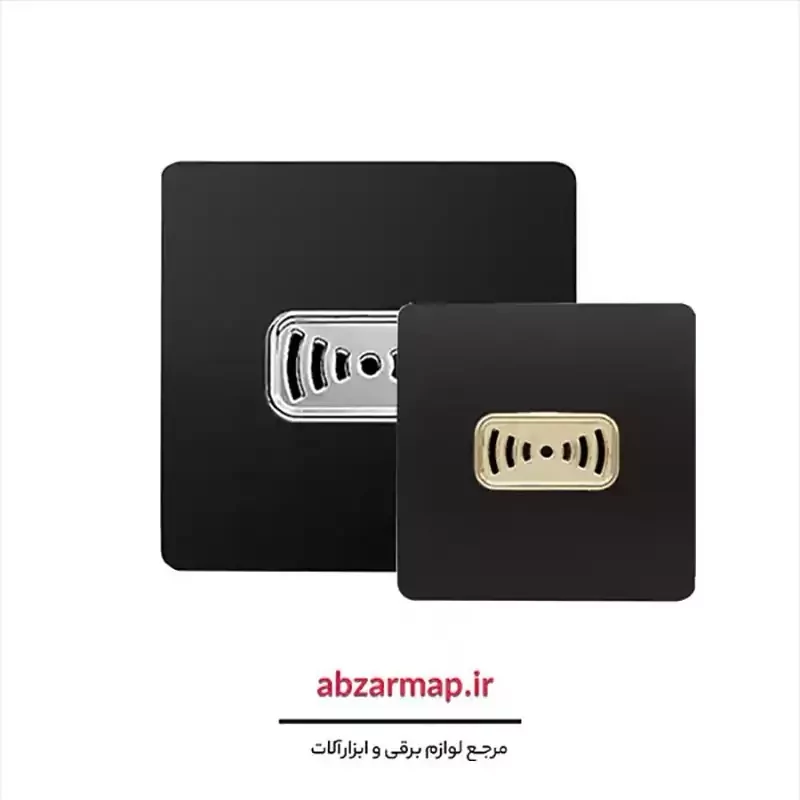 زنگ بیزر مدل کریستال مشکی آسیا الکتریک