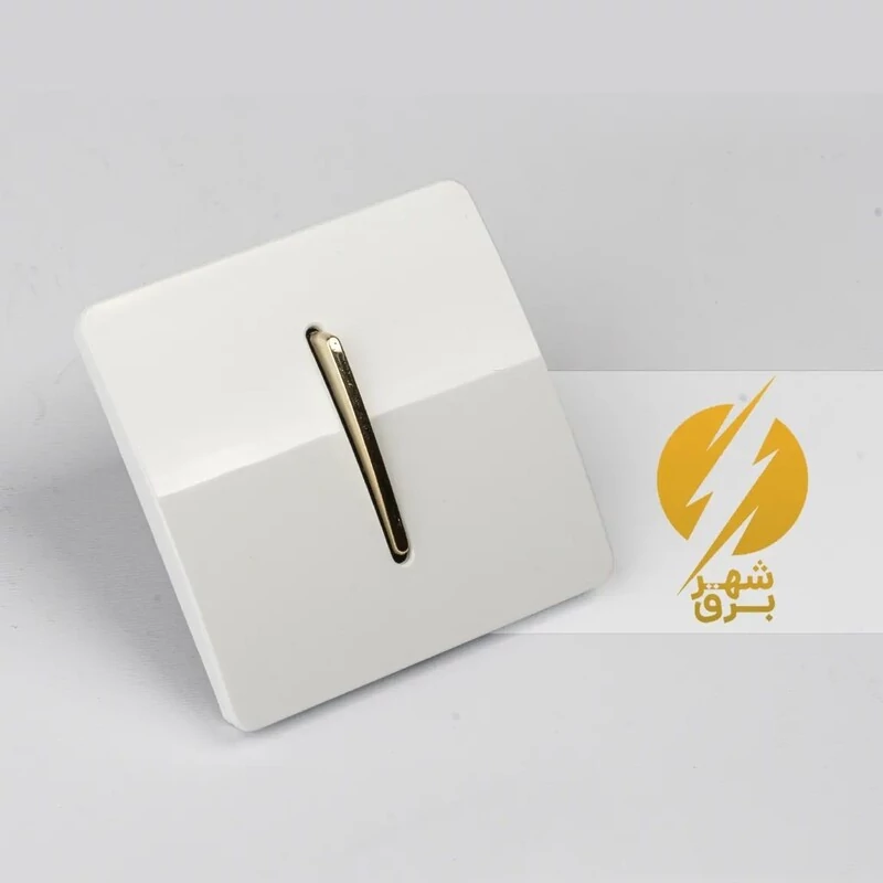 کلید تبدیل اسیا مدل کریستالی سفید طلایی