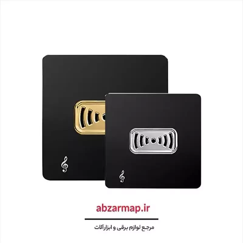 زنگ ملودی مدل کریستال مشکی آسیا الکتریک