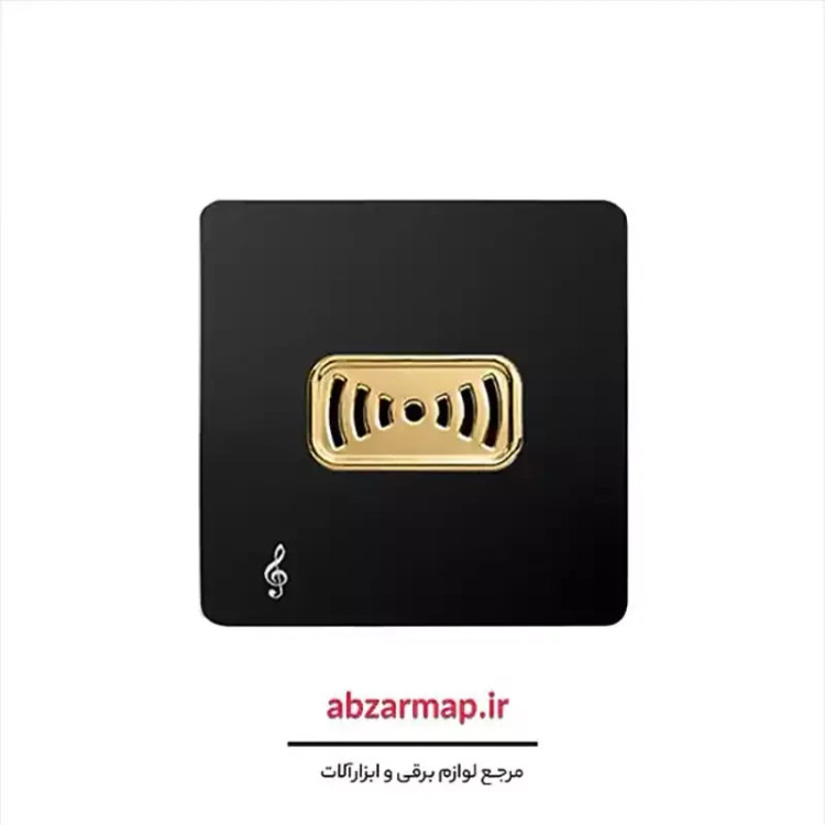 زنگ ملودی مدل کریستال مشکی آسیا الکتریک