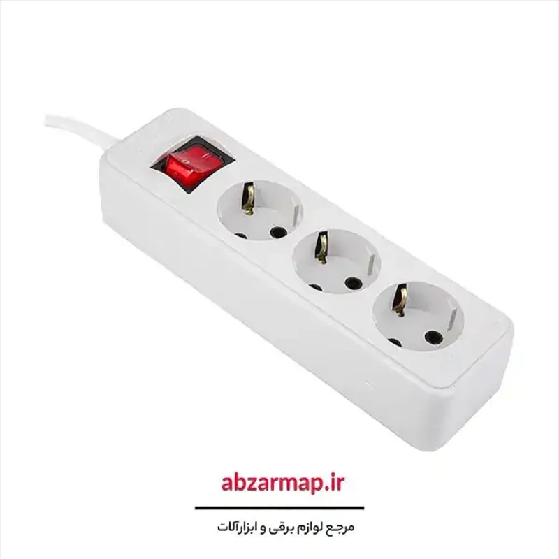 سه راهی برق 1.8 متری پارت الکتریک مدل شهاب ( ارت دار )