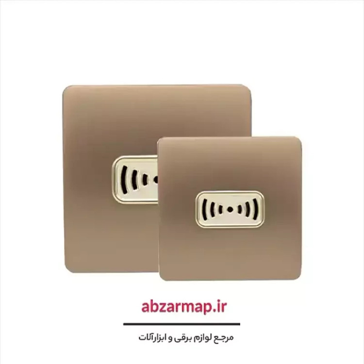 زنگ بیزر مدل کریستال بژ طلایی آسیا الکتریک