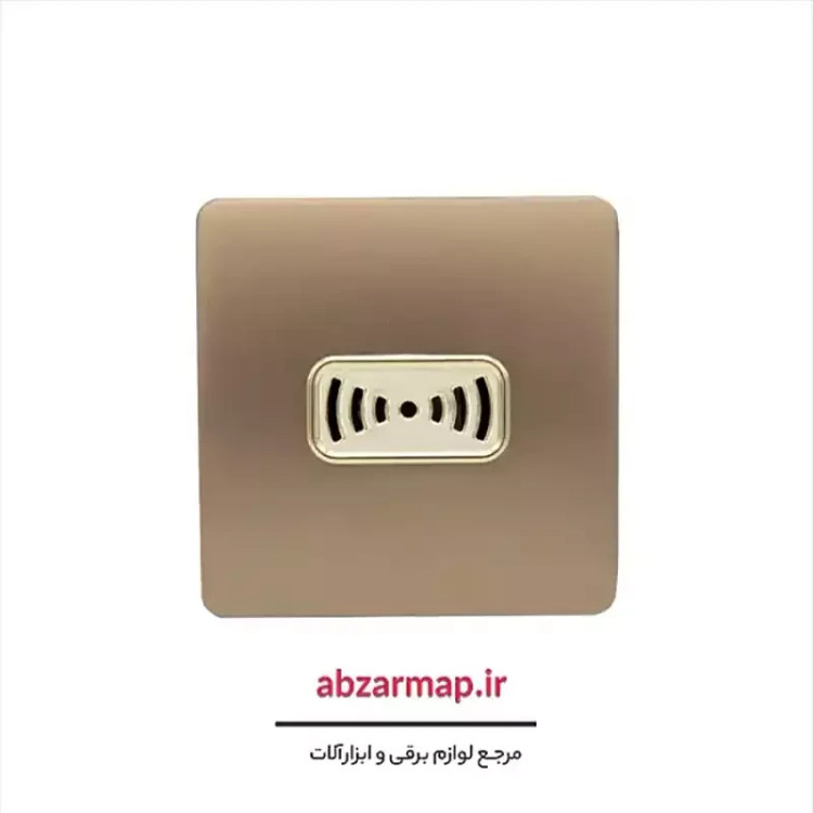 زنگ بیزر مدل کریستال بژ طلایی آسیا الکتریک