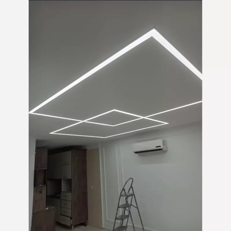 پروفیل لاین نوری آلومینیومی توکار به همراه دیفیوزر کد 11