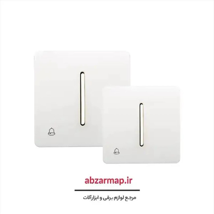 شاسی زنگ مدل کریستال سفید طلایی و نقره ای آسیا الکتریک