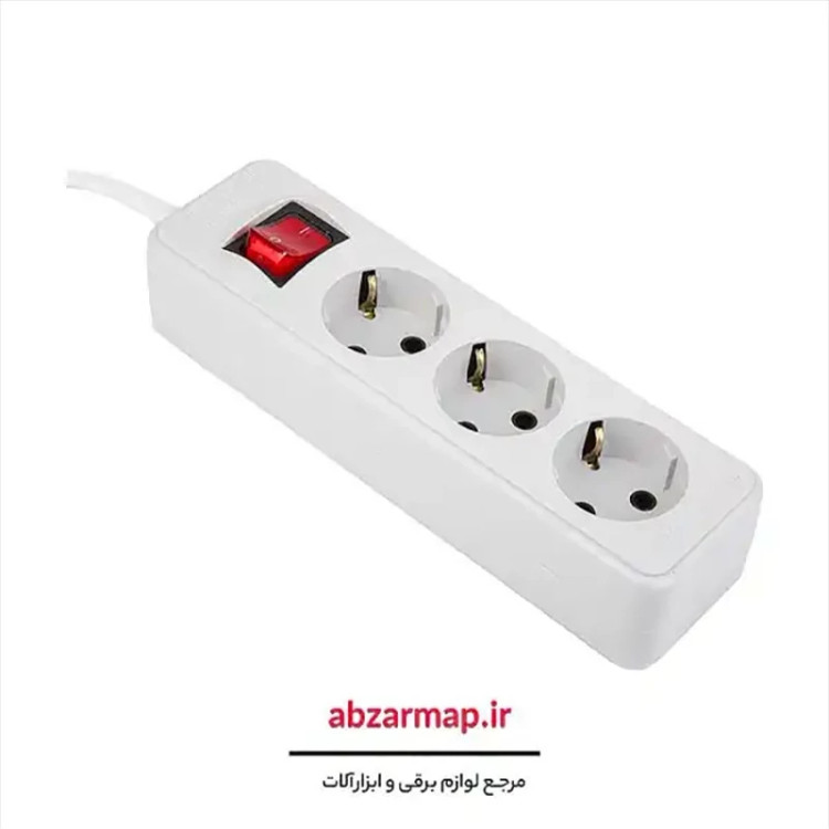 سه راهی برق ارت دار 5 متری پارت الکتریک مدل شهاب