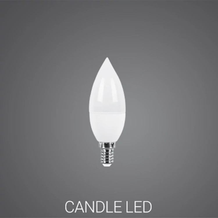 لامپ 6 وات LED شمعی مات E14 پارس شعاع توس