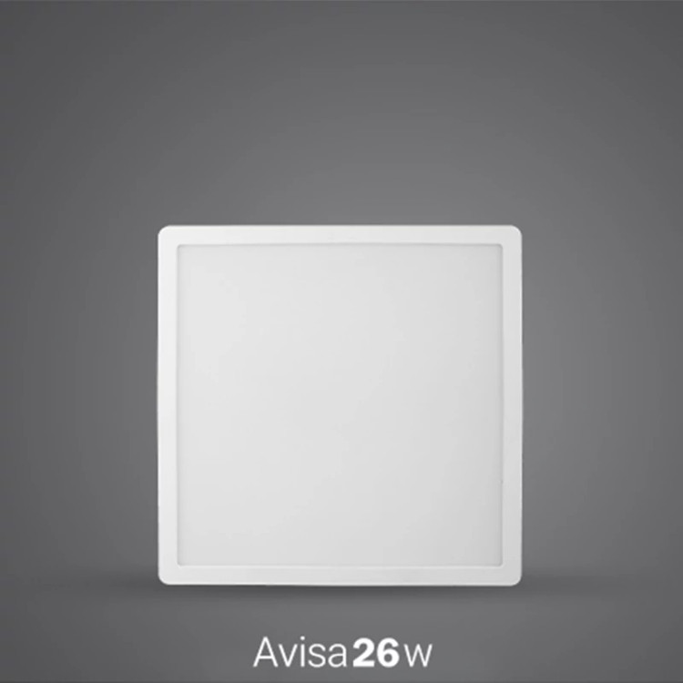 لامپ 26 وات LED روکار مربعی مدل آویسا پارس شعاع توس