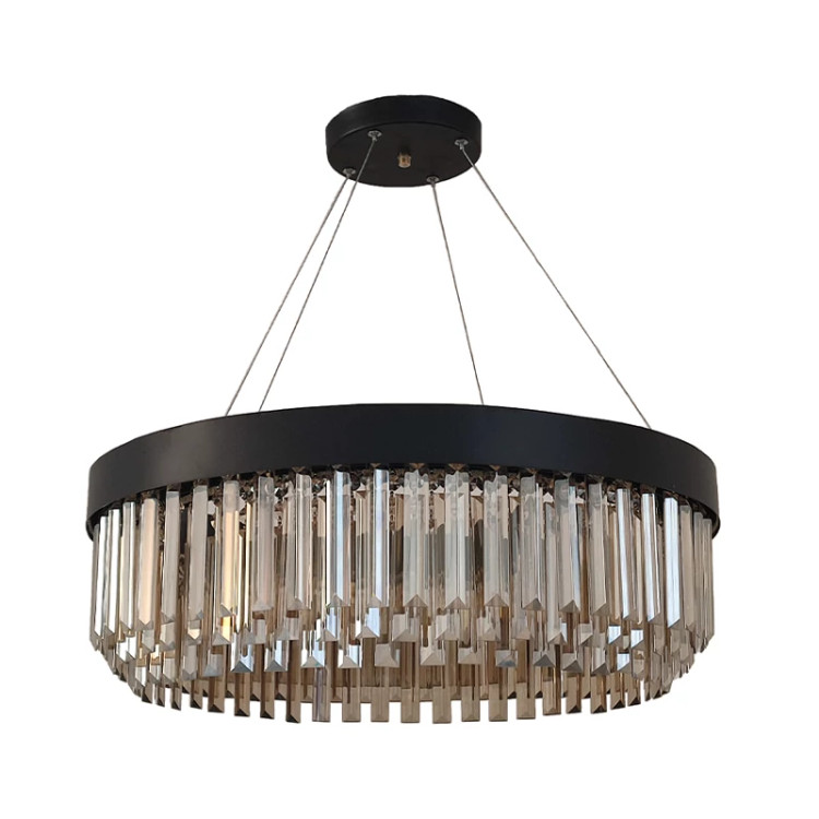لوستر کریستالی مدرن مدل R-304 (کریستال سه ردیفه)