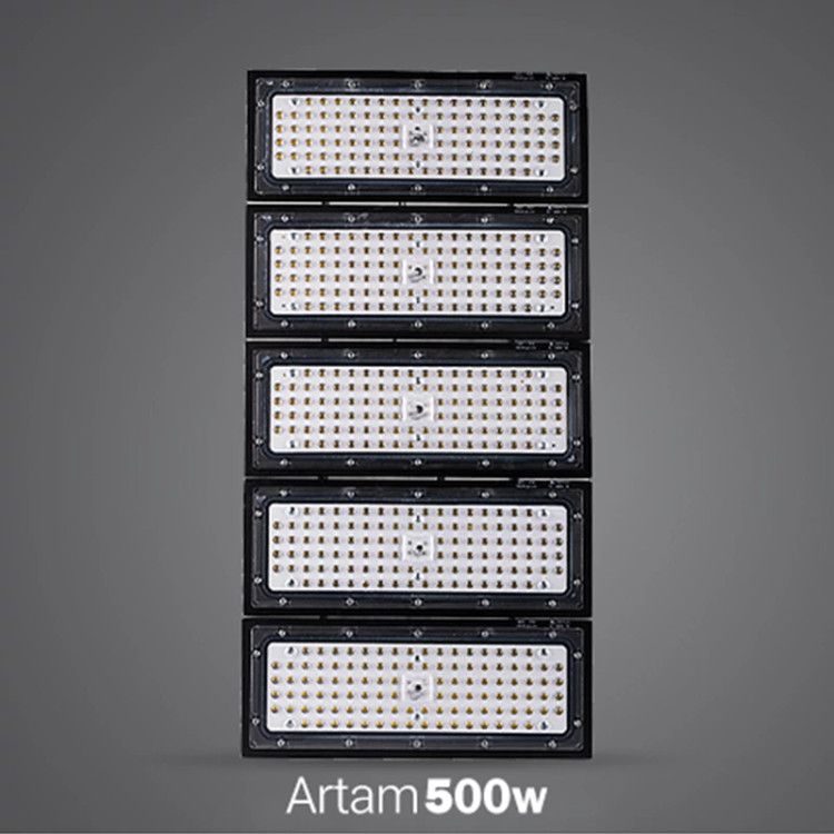 پرژکتور 500 وات SMD ضدآب مدل آرتام پارس شعاع توس