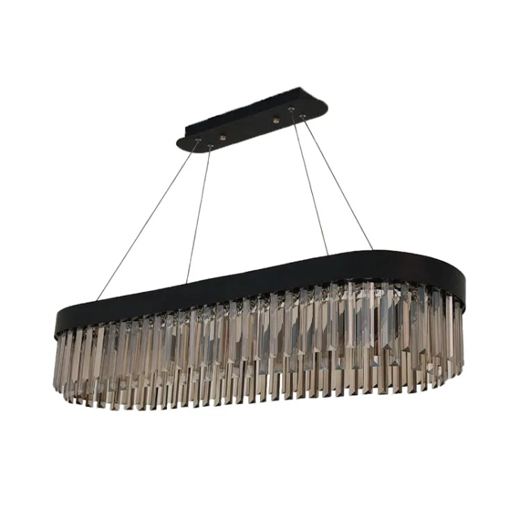 لوستر کریستالی مدرن مدل R-306 (کریستال دو ردیفه)