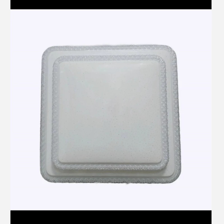 چراغ سقفی مدرن 100 وات مربع دو طبقه ریموت دار آلما(پس کرایه)