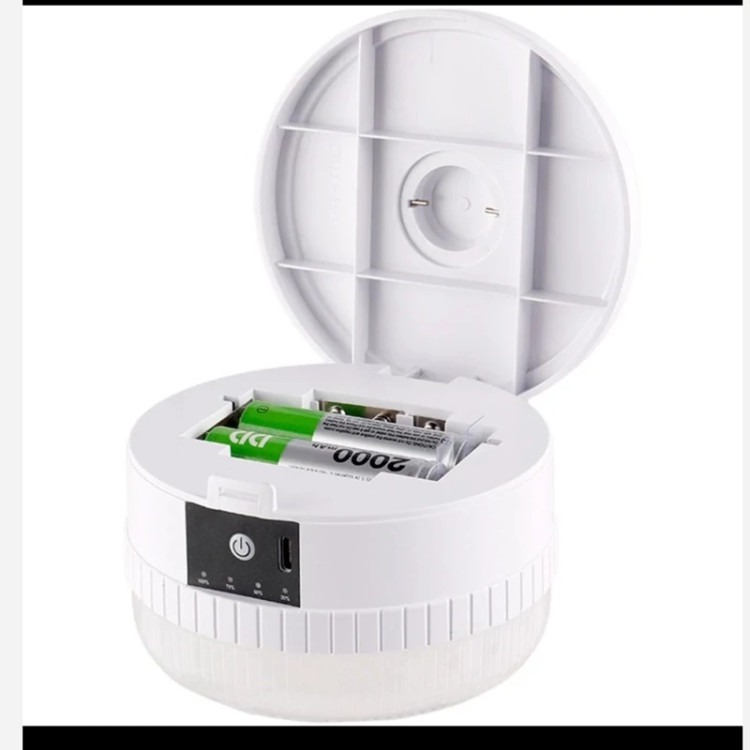 چراغ شارژی آویزی 80 وات DP-7823 ضدآب، مناسب کمپینگ و بی برقی(پس کرایه)