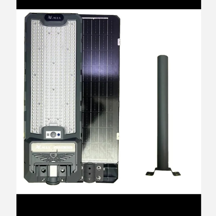 پروژکتور خیابانی خورشیدی لنزدار ویمکس 360 وات فلزی با پایه SLT99-360W دوسال ضمانت(پس کرایه)