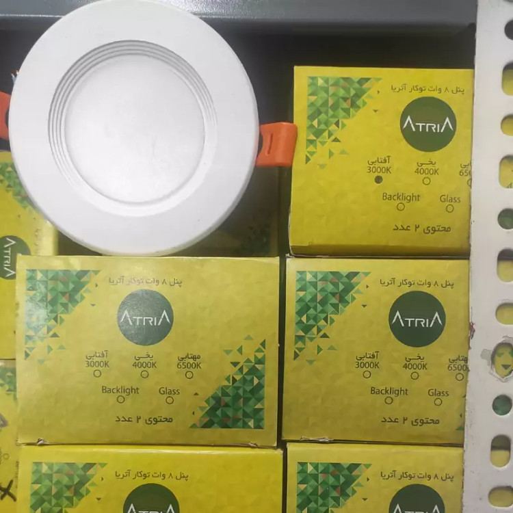 پنل توکار ال ای دی 8 وات ایرانی با یکسال گارانتی .
