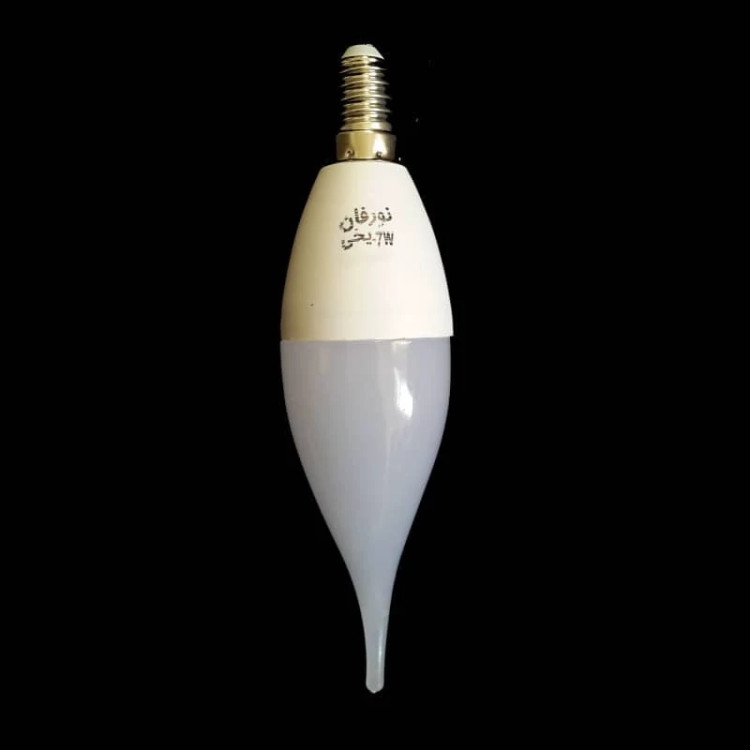 لامپ شمعی لوستری led گارانتی دار 7 وات ایرانی و باکیفیت .