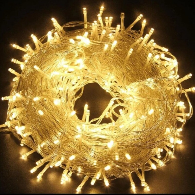 ریسه LED سوزنی 25 متری 320 لامپه آفتابی (پس کرایه)