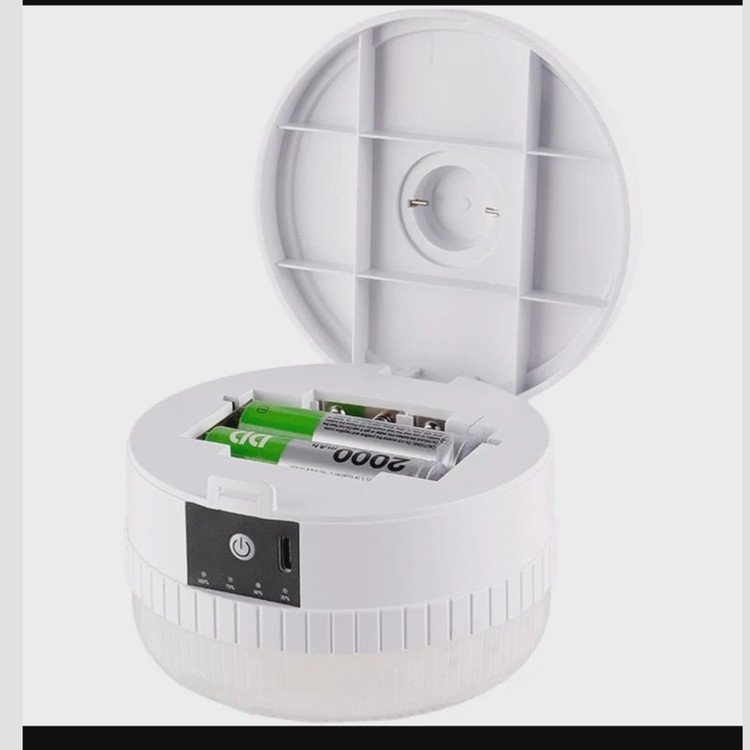 چراغ شارژی آویزی 80 وات DP-7823 ضدآب، مناسب کمپینگ و بی برقی(پس کرایه)