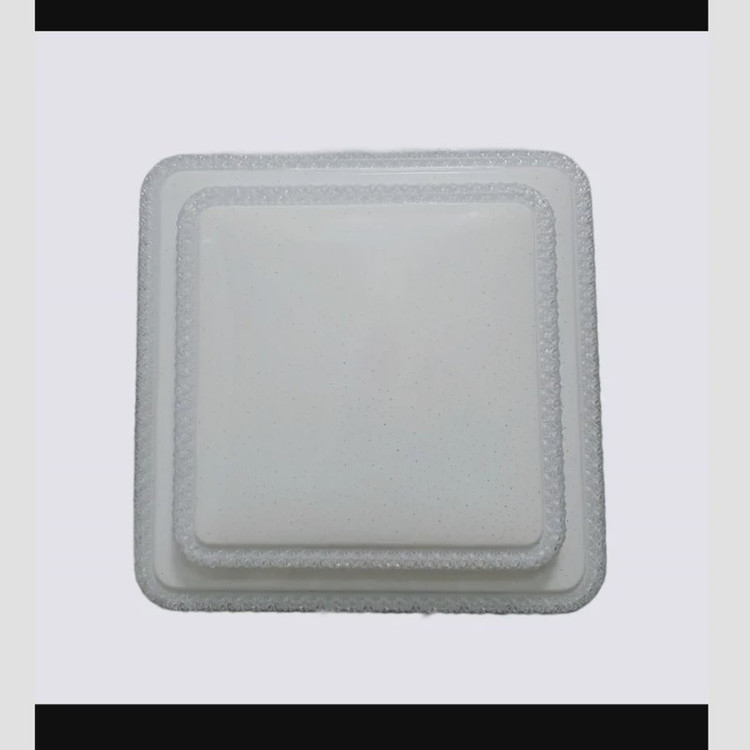 چراغ سقفی مدرن 100 وات مربع دو طبقه ریموت دار آلما(پس کرایه)