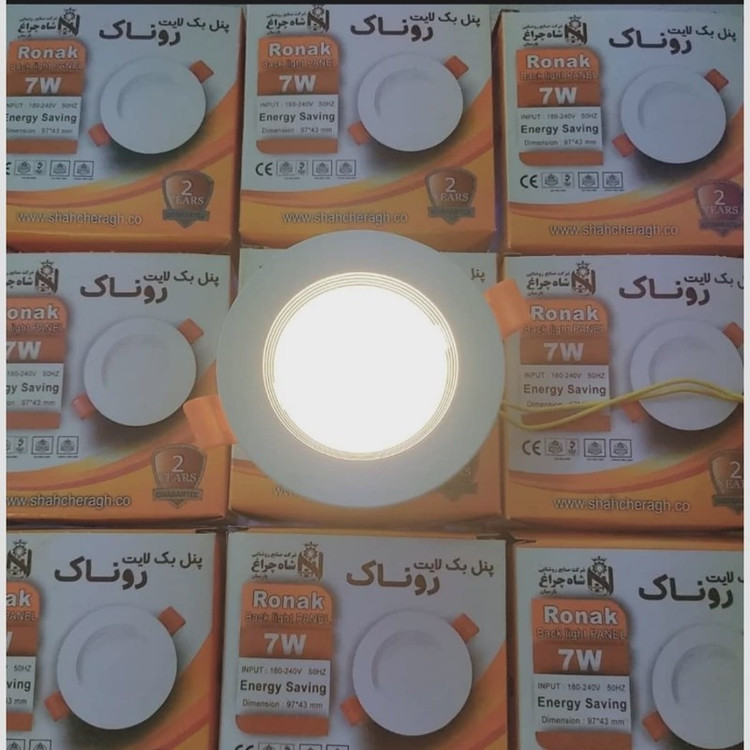 پنل ال ای دی 7 وات شاهچراغ(پس کرایه)